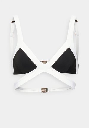 MAZZY BRA - Bikini top - black/white