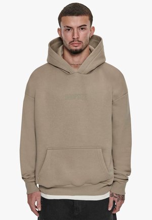 Dropsize CENTER - Kapuzenpullover - simplytaupe