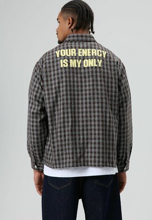 CHECKED - Overhemd - brown