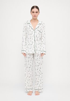 GISELE PRINTED LONG PJ - Pyjama set - white