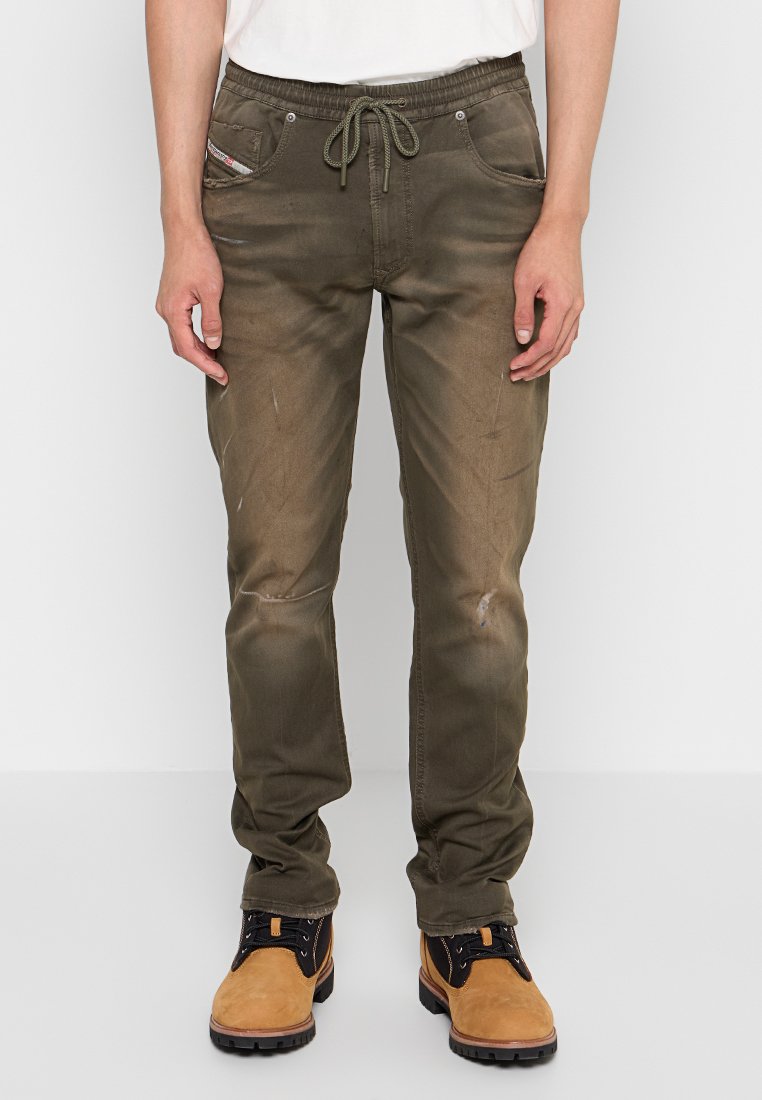 Diesel Straight leg jeans groen