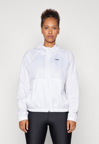 Under Armour RIVAL SPORT Giacca a vento white black/bianco