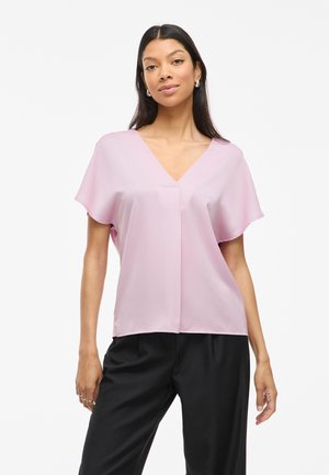 VILA VIELLETTE V NECK - Blouse - winsome orchid
