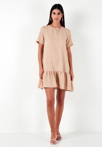 LELA REGULAR FIT - Day dress - beige