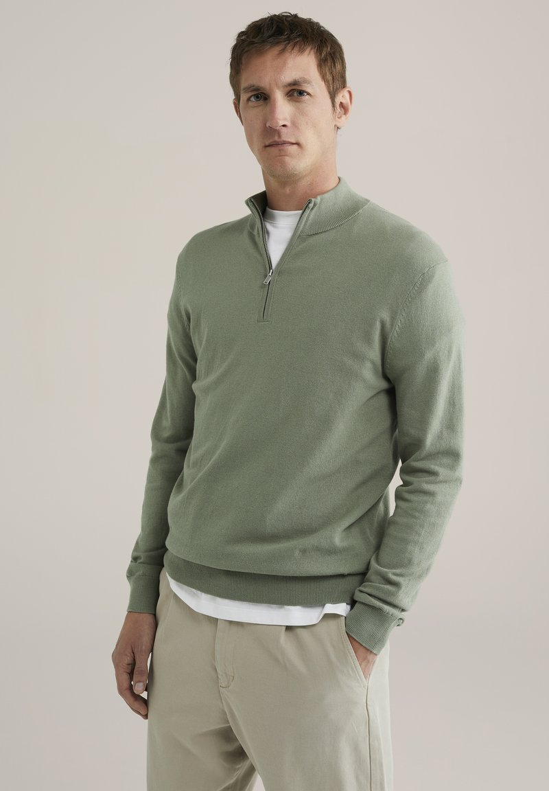 WE Fashion Pulover - moss green
