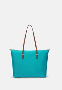 Selecionado, bright turquoise sky/tan