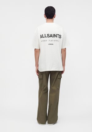 AllSaints, UNDERGROUND CREW - Μπλουζάκι με στάμπα - ashen white