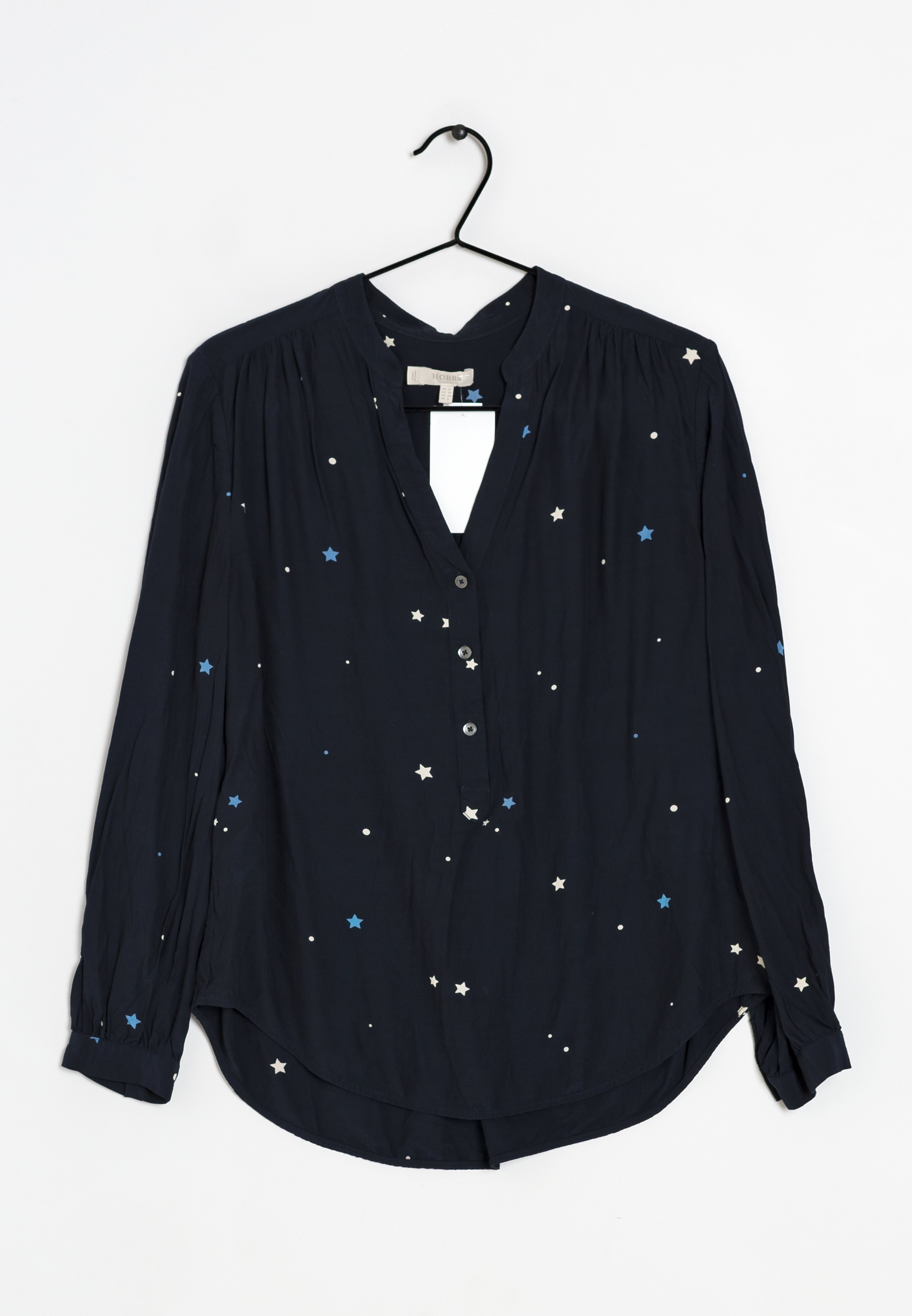 hobbs polka dot blouse