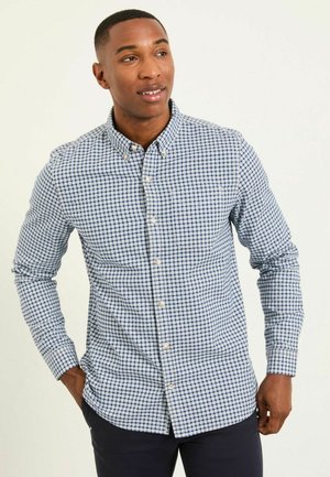 LONG SLEEVE OXFORD GINGHAM - Hemd - navy