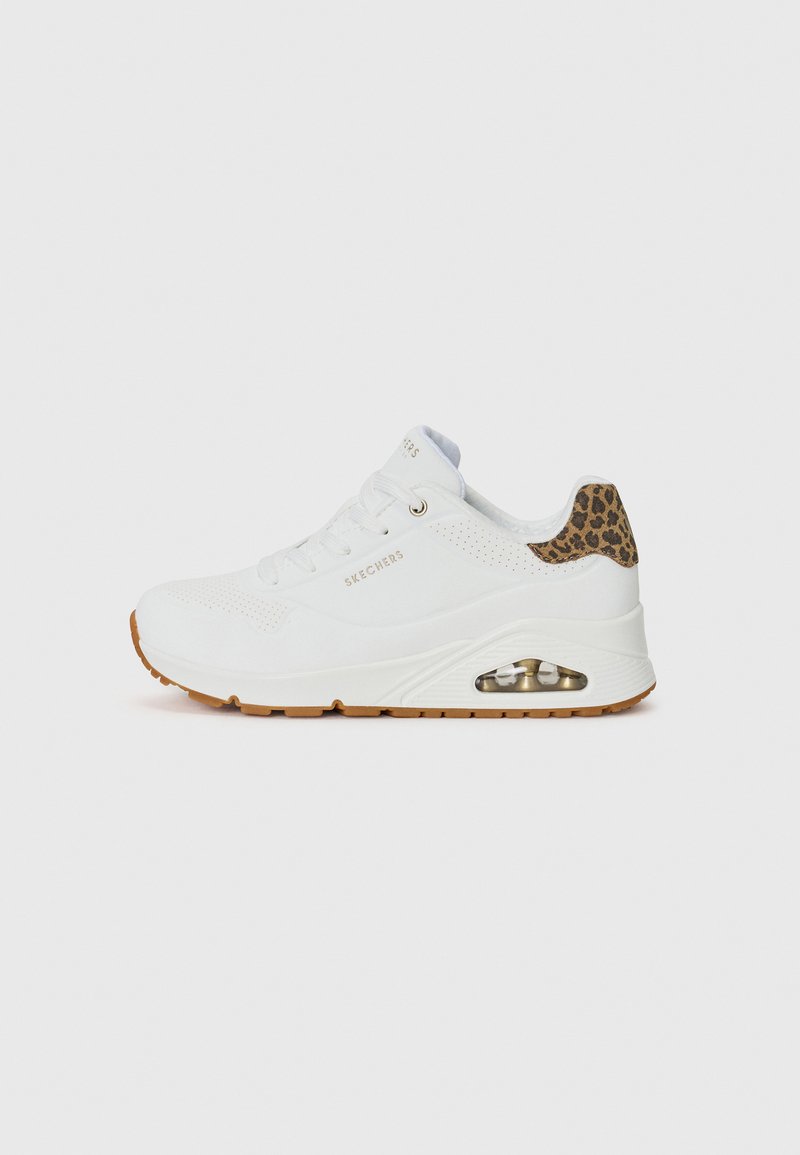Skechers - UNO - Trainers - white/leopard, Enlarge