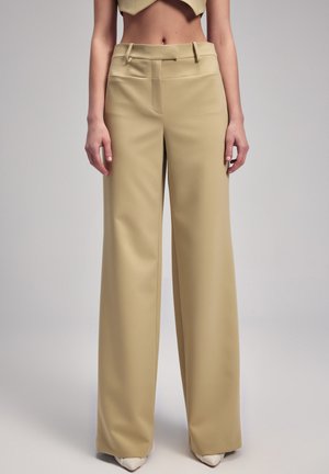 ANTONIA - Tygbyxor - light olive