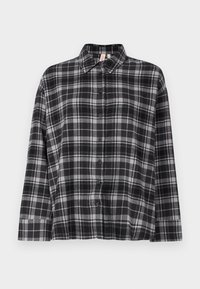 ONLNEW GRACE CHECK SHIRT - Hemdbluse - black