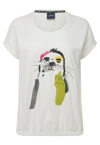 LAURASØN Triko s potiskem - white