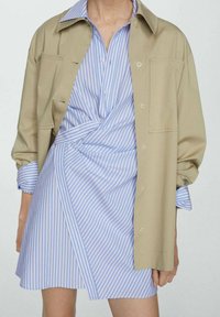 Mango Blusenkleid - light blue