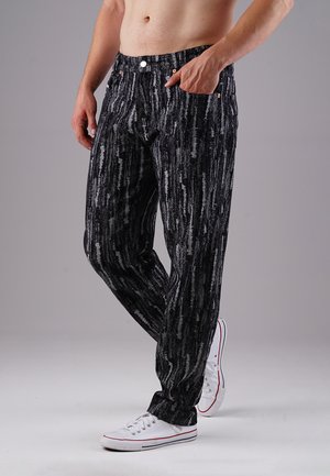 ZICCO 472 RAINLY - Relaxed fit jeans - dark grey rainfall