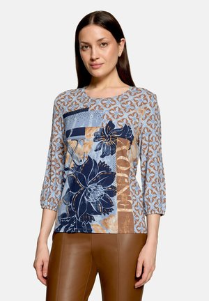 Betty Barclay, BETTY BARCLAY MIT AUFDRUCK OVERSIZE-SHIRT - Blouse - blau braun