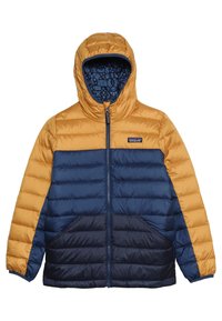 Patagonia BOYS REVERSIBLE HOODY - Dunjacka - glyph gold