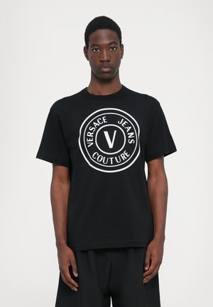 EMBLEM FLOCK - T-shirt imprimé - black