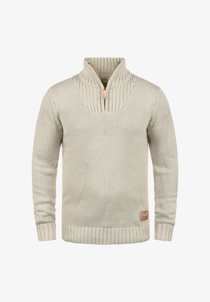 Solid SDPETRO - Strickpullover - oyster grey