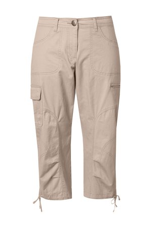 Ulla Popken, COMFORTABELE BAND - Pantaloni cargo - marmer