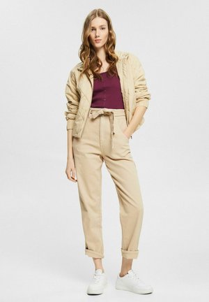 SLIM - Triko s potiskem - bordeaux red