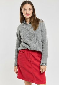 Armor lux TORSADES - Pullover - gris chiné