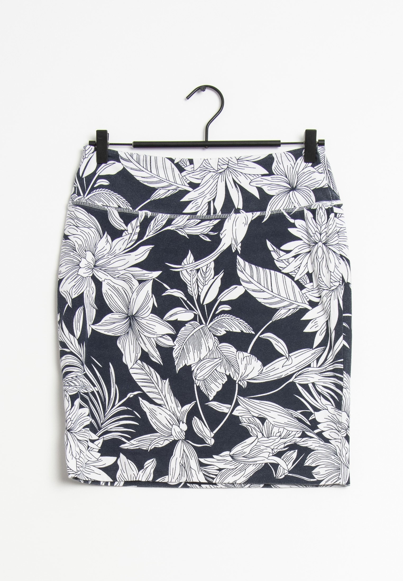 Kaffe Blau Gr M Bleistiftrock Blau Zalando De