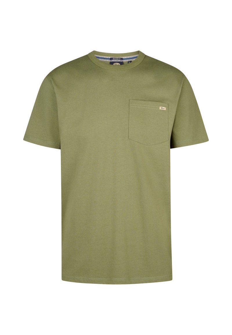 Petrol Industries T-shirt basic donkergroen