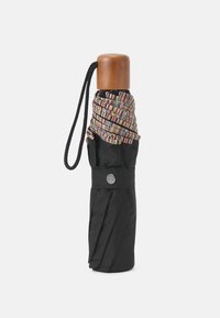 MULTISTRIPE TRIM TELESCOPIC UMBRELLA UNISEX - Paraplyer - multi coloured