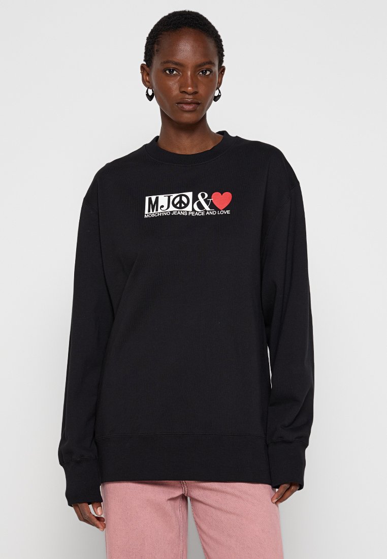 MOSCHINO JEANS Sweater zwart MOSCHINO JEANS Sweater zwart