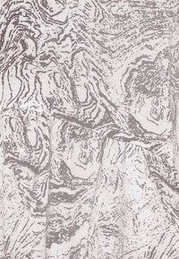 Tissu léger arborant un motif marbré tourbillonnant en gris et crème. La texture semble lisse avec de légères variations d'ombre et de profondeur.