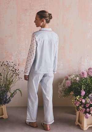 Cath Kidston, REGULAR FIT - BUTTON THROUGH  SET - Nattøj sæt - blue stanley stripe print
