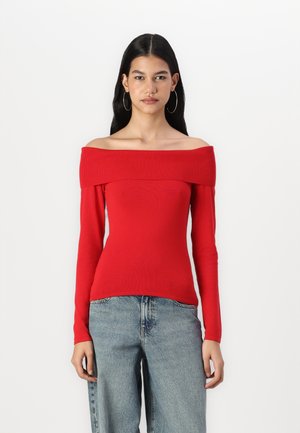 JXREMI OFF SHOULDER  - Pullover - racing red
