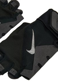 Nike Performance PREMIUM FITNESS GLOVE - Fingerless gloves - black/volt/white