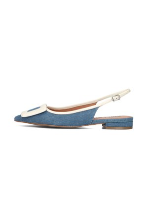 Slingback ballet pumps - azul