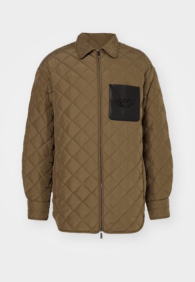 Emporio Armani BLOUSON - Lagana jakna - fango