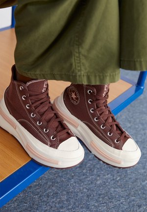 Baskets montantes - cognac