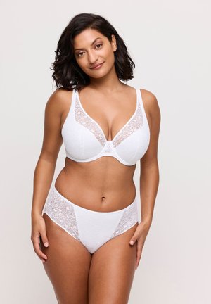 EPIRUS DEKOLLETÉ WATTIERT - Underwired bra - white