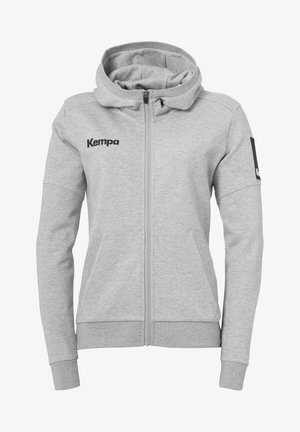 Zip-up sweatshirt - grau melange