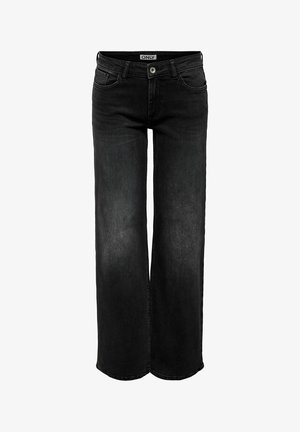 ONLY Petite, JEANS MIT WEITEM BEIN ONLJULLES NIEDRIGE TAILLE GERADE GESCHNITTEN JEANS - Coupe large - washed black