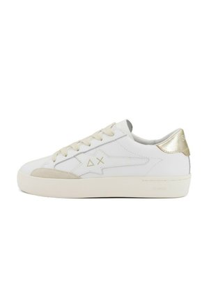 Sneakers laag - bianco oro