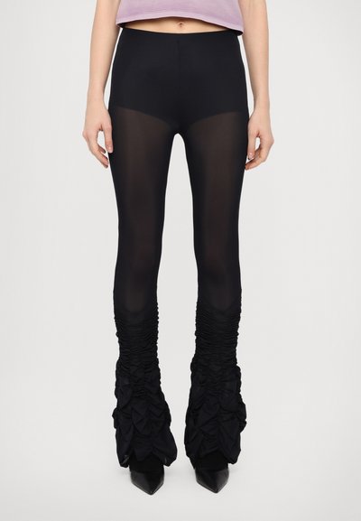 AVAVAV SMOCKED TROUSER - Pantalon classique - black