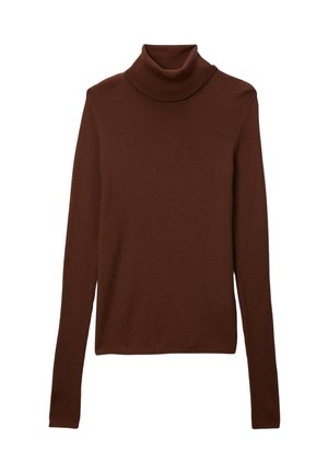 COL ROULÉ À UNI EN  - Pullover - fondant