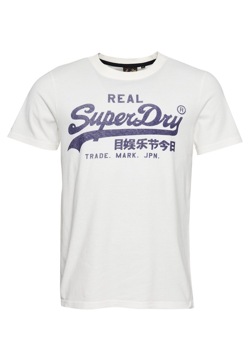 Superdry & Co T-shirt print lichtgeel Superdry & Co T-shirt print lichtgeel