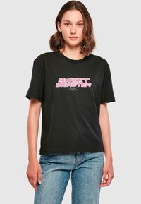 Mister Tee SWEET DISASTER  - Triko s potiskem - black