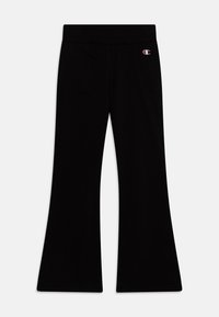 Champion - CLASSIC WIDE LEG PANTS - Treniņtērpa apakšdaļas - black Miniatūras attēls 1