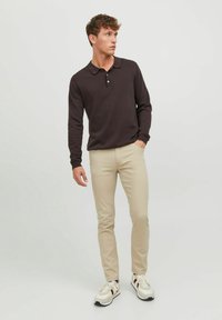 Jack & Jones JPSTGLENN ORIGINAL AKM - Jeans slim fit - crockery