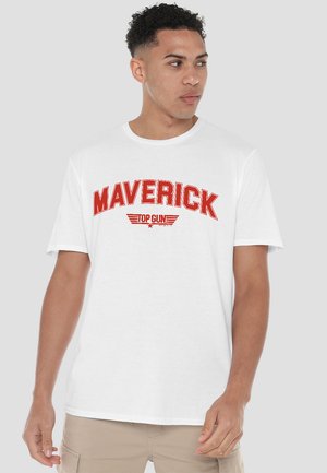 TOP GUN MAVERICK VARSITY - T-Shirt print - white