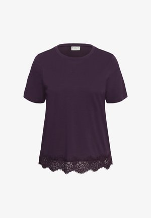 Kaffe Curve, KCOLIVIA - Tricou cu imprimeu - blackberry wine