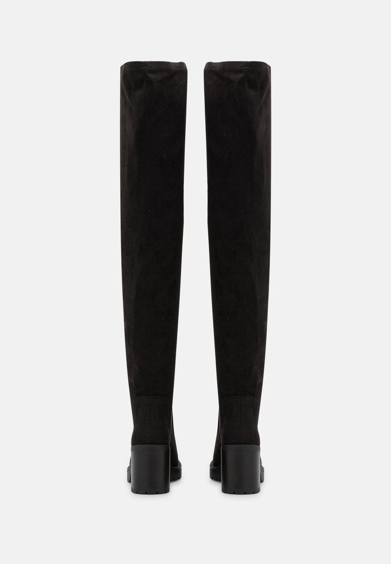 ONLY SHOES Over-the-knee boots black (Pre-owned) Zalando